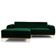 Sofá 4 Lugares Com Chaise Molino 255cm Verde Musgo C-303