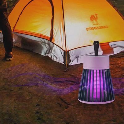 Luminária Lâmpada LED Repelente Elétrico Armadilha Ultravioleta Mata Mosquito USB