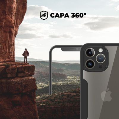 Capa 360 para iPhone 13 Pro - Preta - Gshield