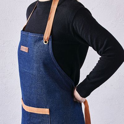 AVENTAL LE CREUSET DO CHEF EM ALGODÃO JEANS 45003007760800