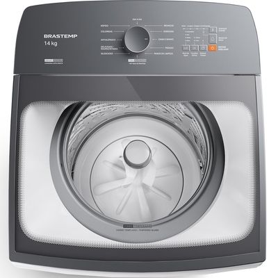 Máquina de Lavar BWJ14AB 14 kg Smart Sensor Reduzir Tempo Brastemp Branco / 220V