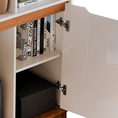 Livreiro Ej Off White Com Freijo