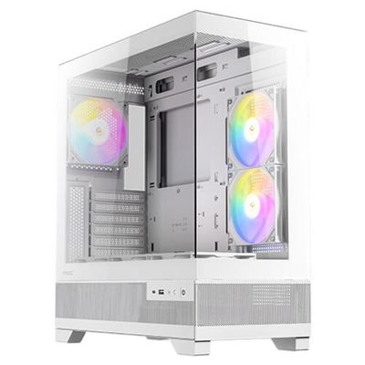 Gabinete Gamer Antec Cx700 Rgb Elite White Lateral Vidro Temperado 4mm Atx-micro-atx-itx 6 Fans 1
