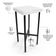 Kit 06 Banquetas Alta Bar Cozinha Sala De Jantar Preto Stella L02 Facto Branco - Lyam Decor
