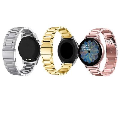 Pulseira Smartwatch Relogio Kit 3 Uni Band Inox 3 Elos