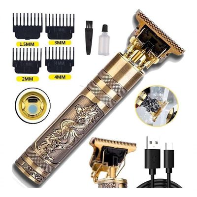 Maquina De Cortar Cabelo Barba Dragão Buda Usb