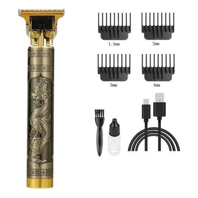 Maquina De Cortar Cabelo Barba Dragão Buda Usb