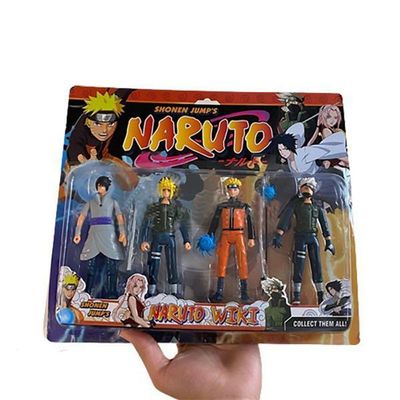Kit 4 Bonecos Action Figure Naruto