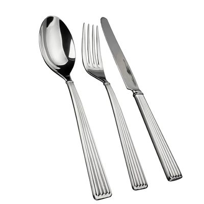 KIT FRACALANZA FAQUEIRO MADRID 130 PEÇAS EM AÇO INOXIDÁVEL 18/10 4,0MM E ESTOJO