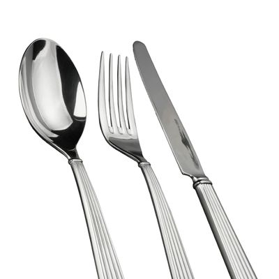KIT FRACALANZA FAQUEIRO MADRID 130 PEÇAS EM AÇO INOXIDÁVEL 18/10 4,0MM E ESTOJO