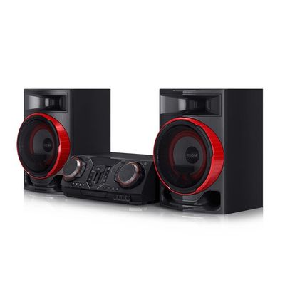 Mini System XBOOM 2350W RMS CL87 Karaokê DJ Set Party Speake LG Vermelho com Preto / Bivolt