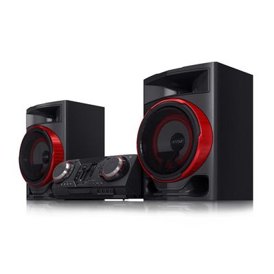 Mini System XBOOM 2350W RMS CL87 Karaokê DJ Set Party Speake LG Vermelho com Preto / Bivolt