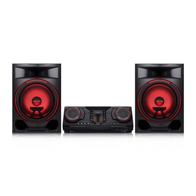 Mini System XBOOM 2350W RMS CL87 Karaokê DJ Set Party Speake LG Vermelho com Preto / Bivolt