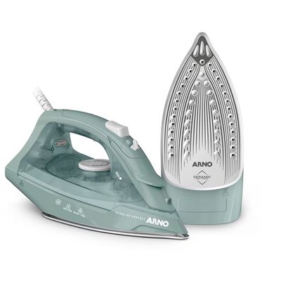 Ferro de Passar a Vapor FECP Ecogliss Protect Desligamento Automático Arno Verde / 220V