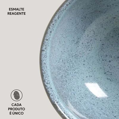 Conjunto de Cumbucas Coup Stoneware Breeze 6  Porto Brasil Azul