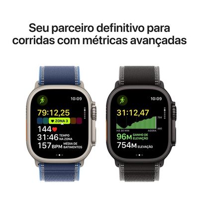 Apple Watch Ultra 3 GPS+ Cellular 49mm Pulseira Loop Alpina M Cinza / Bivolt