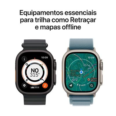 Apple Watch Ultra 3 GPS+ Cellular 49mm Pulseira Loop Alpina M Cinza / Bivolt