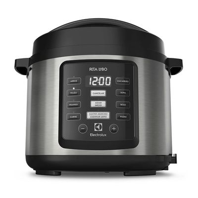 Panela de Pressão Elétrica Electrolux por Rita Lobo 5L Preta Experience Digital (PCC15) 220V