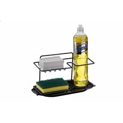 Porta Produtos de Limpeza Pintura Epóxi Utimil Preto