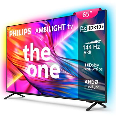 Smart TV 65 The One, Ambilight 4K UHD, Titan OS 65PUG89/78 Philips Preto / Bivolt