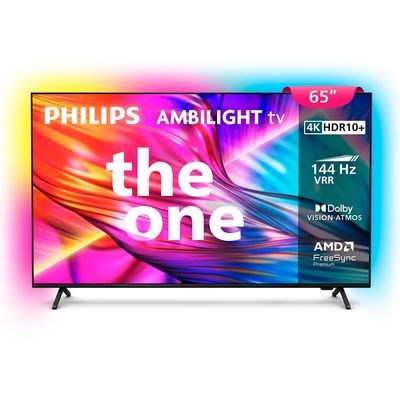 Smart TV 65 The One, Ambilight 4K UHD, Titan OS 65PUG89/78 Philips Preto / Bivolt