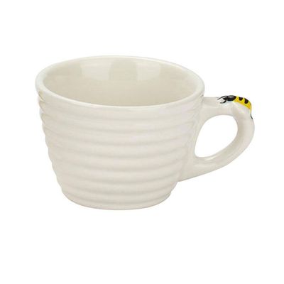 Conjunto de Xícaras para Café Hauskraft Bee em Porcelana 90 ml Branca 4 Peças n/a