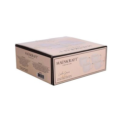 Conjunto de Xícaras para Café Hauskraft Bee em Porcelana 90 ml Branca 4 Peças n/a