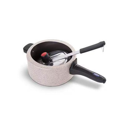Panela de Pressão Brinox Ceramic Life Vapt 3L Mineral Resist Vanilla n/a