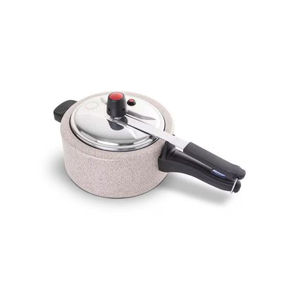 Panela de Pressão Brinox Ceramic Life Vapt 3L Mineral Resist Vanilla n/a