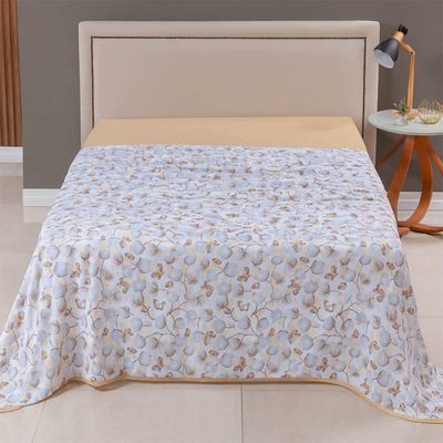 Lençol De Cima Avulso Luar Estampado King 01 Peça Malha 100% Algodão - Cotton