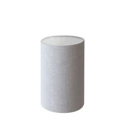 Cúpula Abajur Cilíndrica Cp-7002 ø13x30cm Rustico Cinza