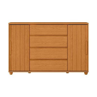 Cômoda Gaveteiro Organizador 4 Gavetas Vivace Cinamomo