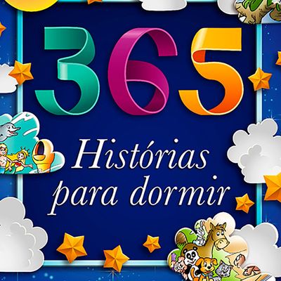 Livro 365 - Histórias para Dormir - Almofadado com CD - Azul - Editora DCL