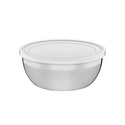 Pote Redondo Aço Inox Com Tampa 22 cm 2,9 L Tramontina