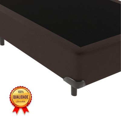 Cama Box Viúvo Marrom V-store 128x188x44