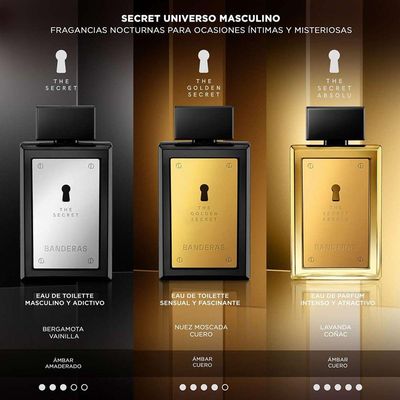 Antonio Banderas The Secret Absolu Eau De Parfum - Perfume Masculino 100ml