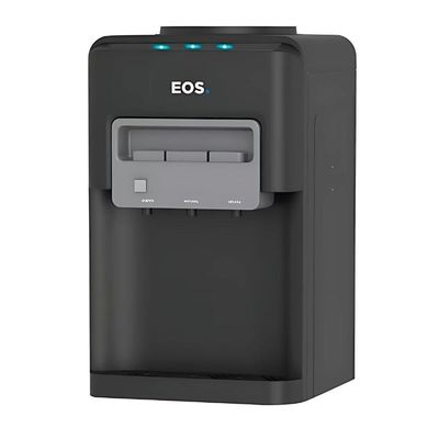 Bebedouro Agua Quente Natural E Gelada Eletrônico Preto Galão Mineralle EBE06QP 220V