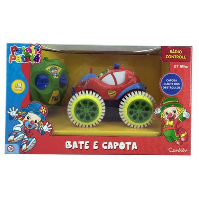 Veiculo Bate e Capota Patati Patatá - 3 fun pilhas