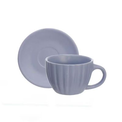 Conjunto de Xícaras para Café Hauskraft Bella em Cerâmica 90 ml Azul 6 Peças n/a