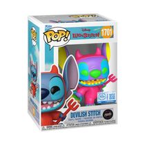 Boneco Funko Pop! Exclusivo Disney Lilo & Stitch - Stitch Travesso