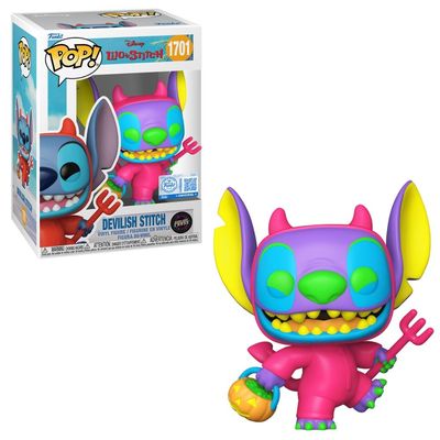 Boneco Funko Pop! Exclusivo Disney Lilo & Stitch - Stitch Travesso