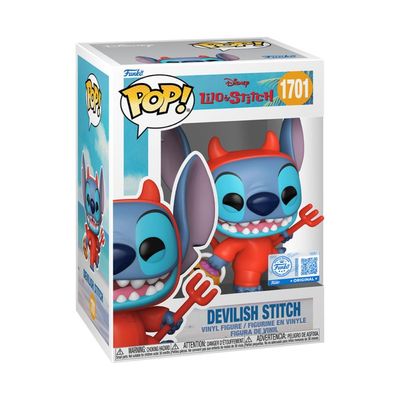 Boneco Funko Pop! Exclusivo Disney Lilo & Stitch - Stitch Travesso