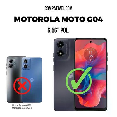 Kit Capa Silicon Veloz e Película Hydrogel HD para Motorola Moto G04 - Gshield