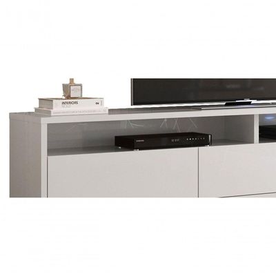 Rack Bancada Para Tv Aspen 2.2 Branco - Moveisaqui