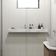 Porta Shampoo Linear 120cm Concreto