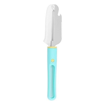 Conjunto Utensilios De Cozinha 4 Em 1 Ralador Faca Batedeira Descascador Aço Inox