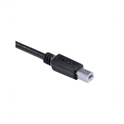 Cabo Para Impressora Usb Tipo C Para Usb B 2.0 1 Metro Preto - Pucbp-1