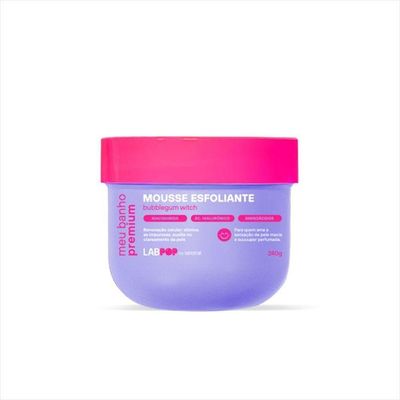 Labotrat Meu Banho Premium Bubblegum Witch Mousse Esfoliante 240g