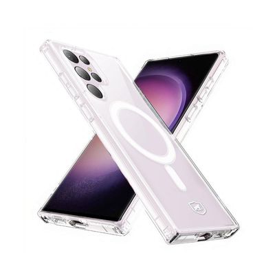 Capa MagSafe para Galaxy S23 Ultra - Transparente - Gshield