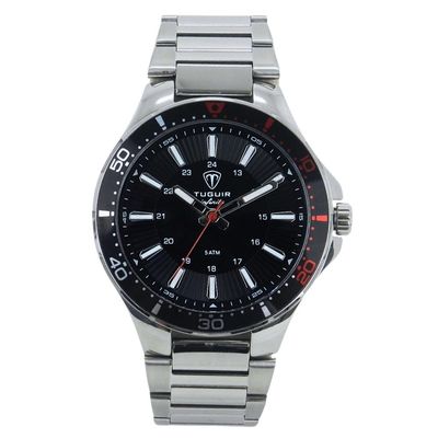 Relógio Tuguir Masculino Ref: Tgi37126 Casual Aço Prateado